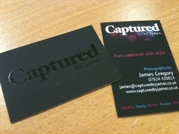 Business cards finally arrived. Love them. Opinions? 