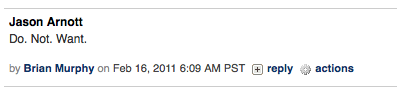Don't let @HomerMcFanboy's mancrushing on Jason Arnott fool you. His comment on my trade deadline column. #Caps