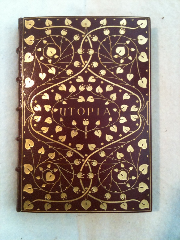 from the Bridwell library: Kelmscott Press Utopia (1893), in Doves binding, 1894