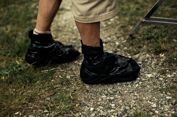 SOUND BOOTS the sound of a crew moving picks up so we have stylish boots when we are on noisy ground