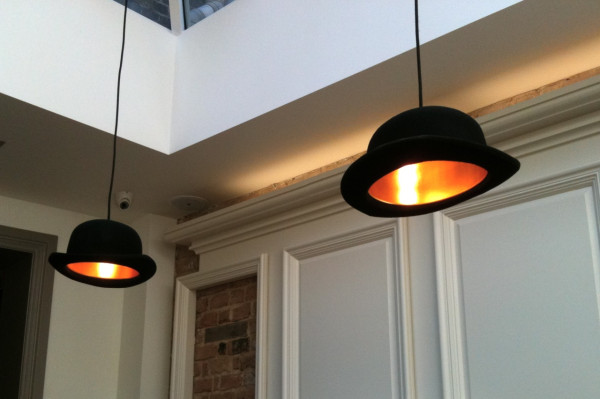The new lights in Euphorium bakery.  Now hat's magic!