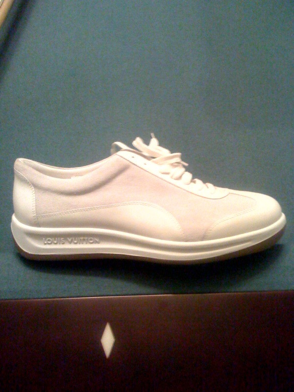All White Party 2nite! I been holdin these Louis V's 4 2 yrs. Can't believe Im bout 2 wear them