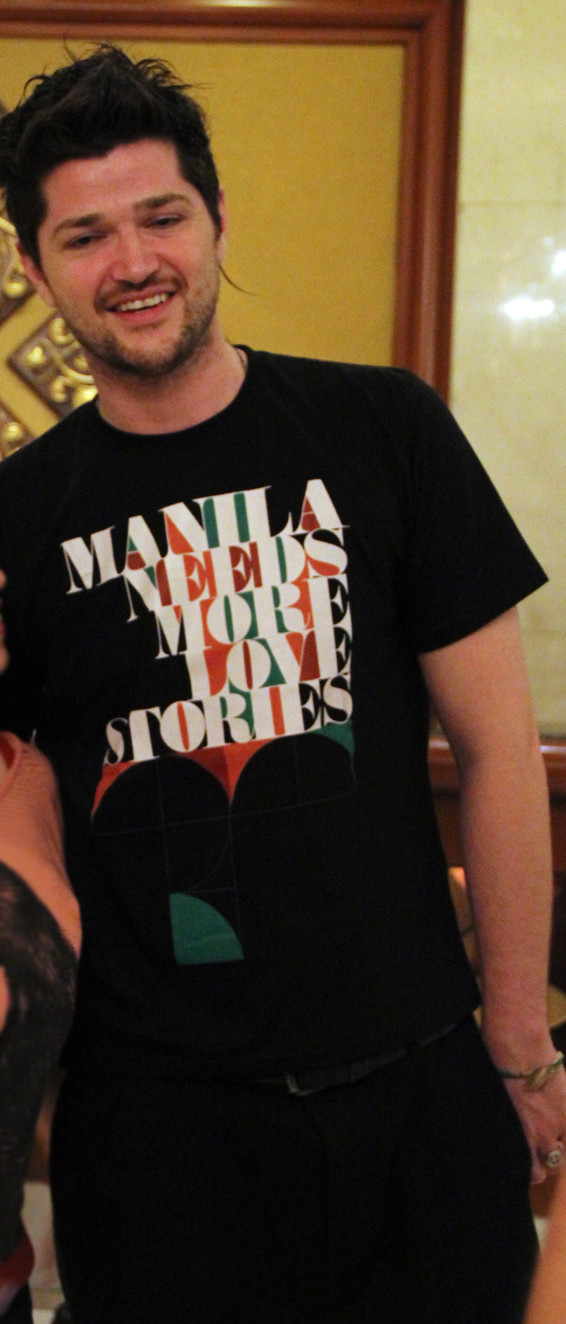 Danny of @thescript wearing Team Manila tee