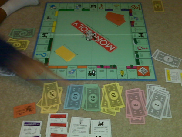 I won monopoly for family game night with @knowmeloveme and kids.