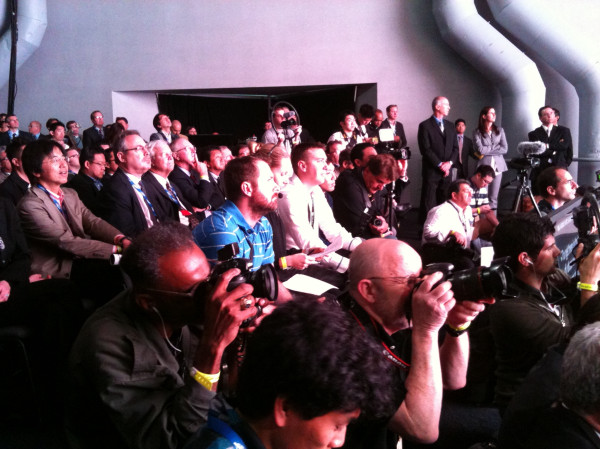 LIVE from @NYAutoShow - Everyone waiting for the Scion FR-S concept unveil. #NYAS