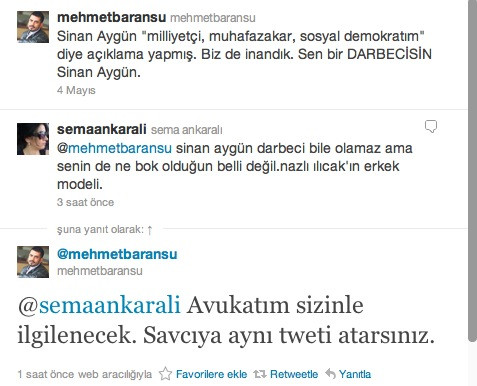 insanların gizli çekim pornolarını yayan mehmet baransu; kendisine 'bok' dendiğinde dava açıyormuş. e nesin ki sen?