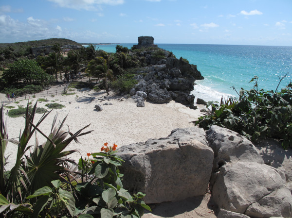 Visted Tulum ruins today-beautiful day! We stayed in Tulum so the ruins are very close @EcoTulum #mexico