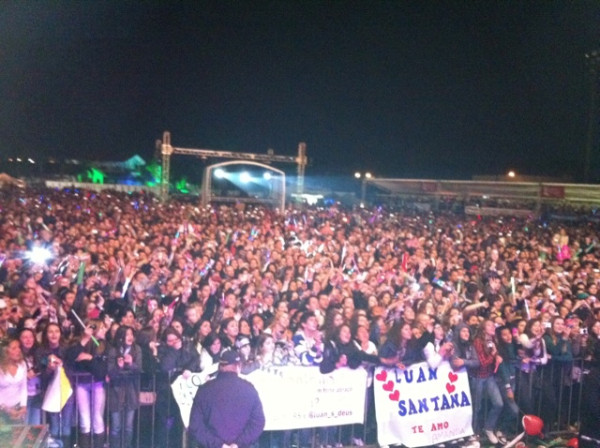 Acabou o show aqui em Lajeado RS! Apesar do frio, essa galera me esquentou! Fraga só!