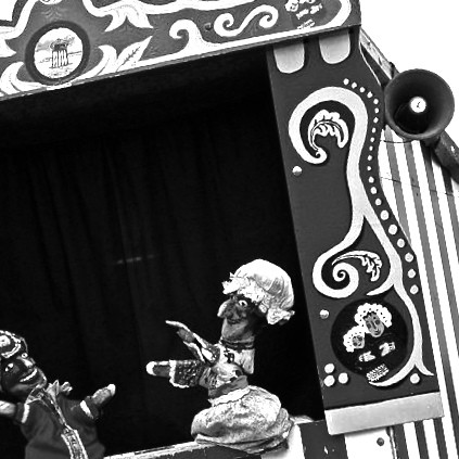 Punch and Judy - looks like a red herring - stood around for ages - no sign of agent birch - perhaps he is too important !