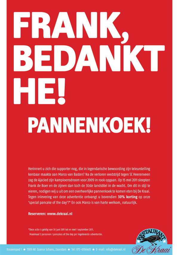 Wat Marco in 2009 niet voor elkaar kreeg, lukte Frank in 2011 wel...