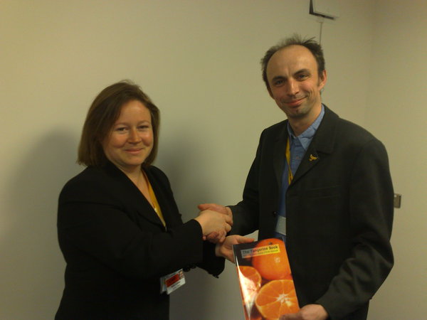 Collectinging @caronmlindsay's book from @helenduffett is @stephenpglenn