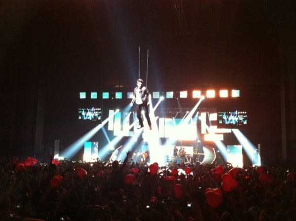 A primeira noite no Credicard Hall em SP foi inesquecivel! Obrigado toda a galera q veio..fraga só o vôo: 