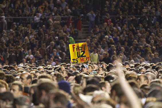 Fans in #U2360OAK // press photo
