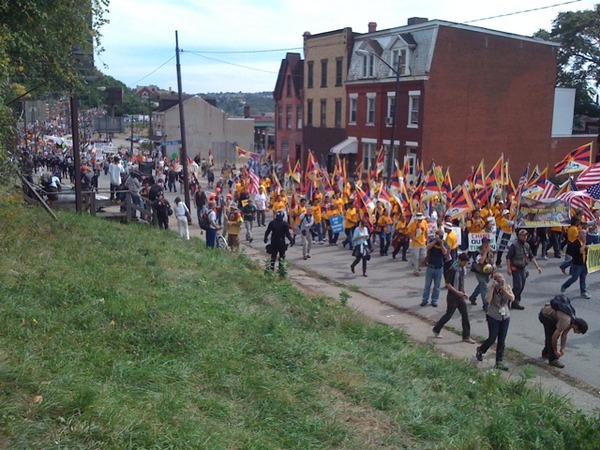 Looks like 4000 to 5000 people here. #g20 Resistg20 #Pittsburgh
