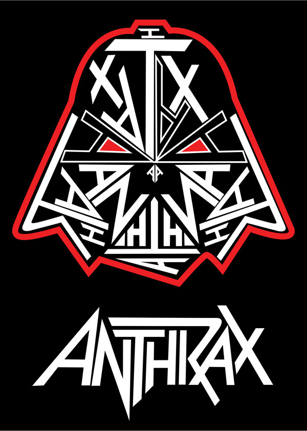 Vader Anthrax!!! \\ //_T-shirt used by @Scott_Ian of @Anthrax in the first #BigFour show  