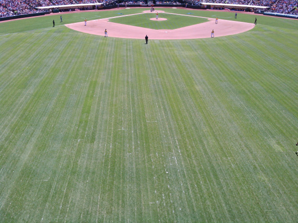 A's outfield is still messed up from U2 haha #U2360OAK