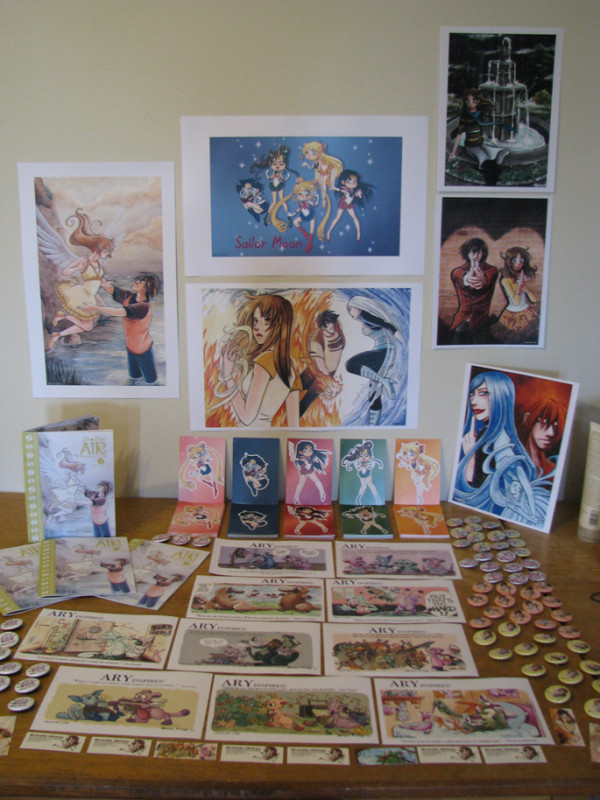 Merchandise I'll have for my Animaritime art table! #animaritime #convention #comics&amp;art