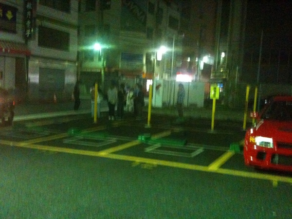 駐車場列はほぼ消化。