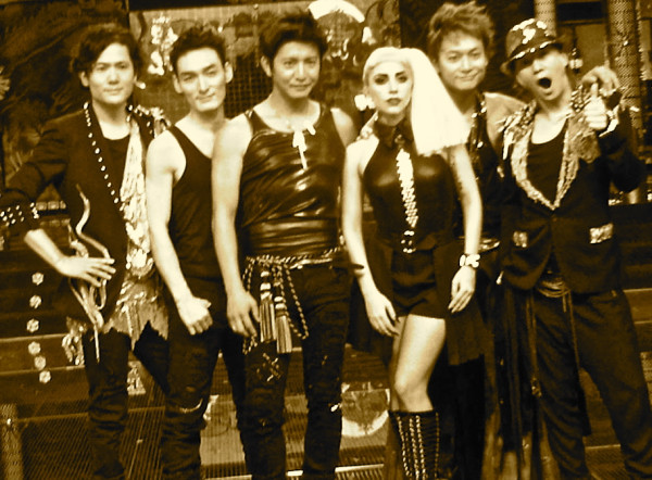 SMAP SMAP REVENGE. BORN THIS WAY TATOO TUXEDO MEETS TARANTINO NINJA.