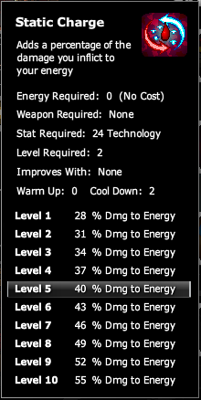 Cyber Hunter's Static Charge. Looks so Oped.
