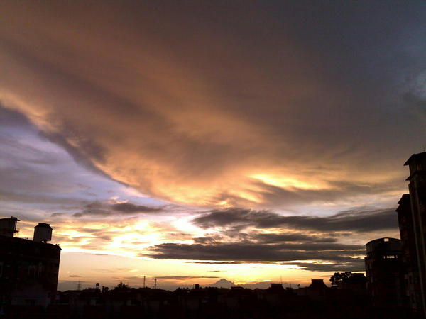 Sunset from my room.
