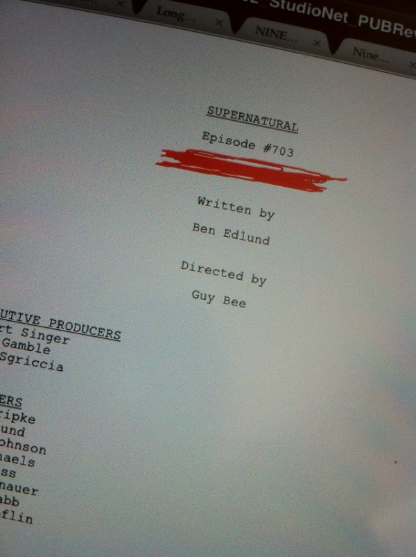 Hey look what I just got in my E-mail! #SPN #season7