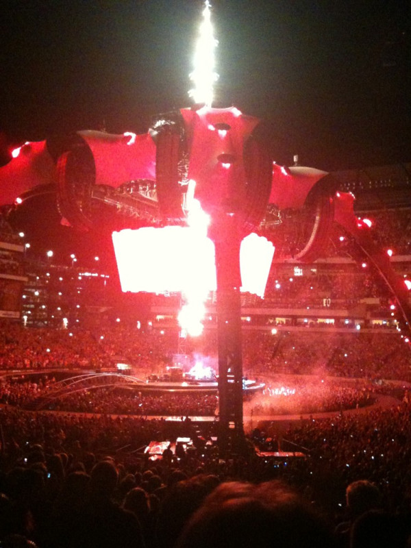 Where The Streets Have No Name, wish you were here at #U2360PHL, @moxielox. 