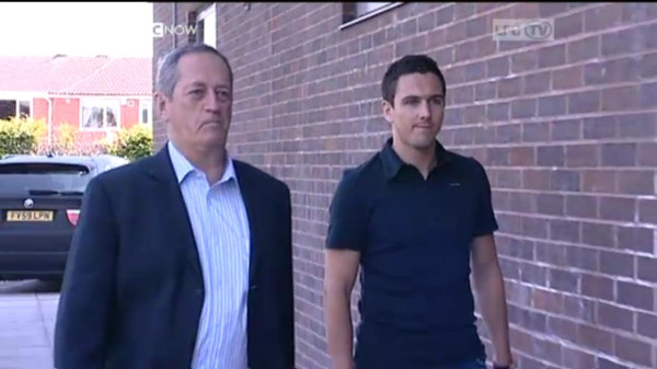 Downing arriving at Melwood #LFC