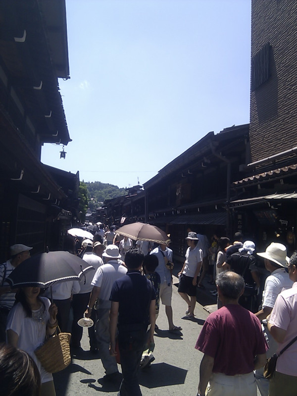 暑いけど不快指数は低め  