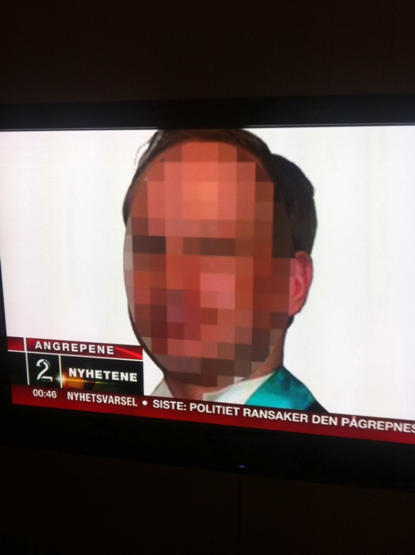 BREAKING: This is the Utøya gunman. First pic out.