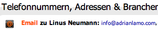 Der Preis für die Erbärmlichsten Suchalgorithmen geht übrigens an @Yasni, die mich für Adrian Lamo halten. 