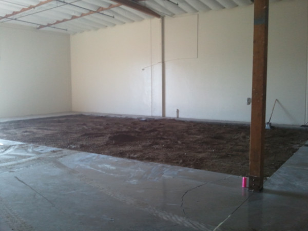 We've cracked ground in our new warehouse to make way for a barrel fermentation area. #craftbeer 