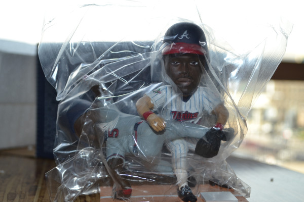 hey I didn't know Kent Hrbek was black. (dude in Town Ball Tavern's bobblehead)