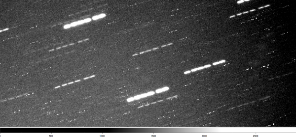 はやぶさIIのターゲット小惑星=PHO地球衝突危険性天体=1999 JU3を観測報告した. 2008年5月3日以来, 3年3ヶ月振り. 画像の真ん中の天体. 　