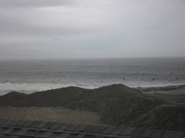 Dark Skies Over #NJ Beaches #Hurricane #Irene It poured this morning!