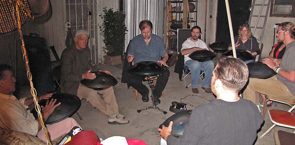 Photo from last night's LA HangOut – I had a fun time jamming with fellow hang (and halo) players.