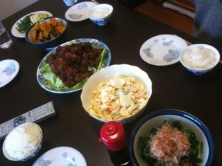 忘れてた。今日の給食の写真。