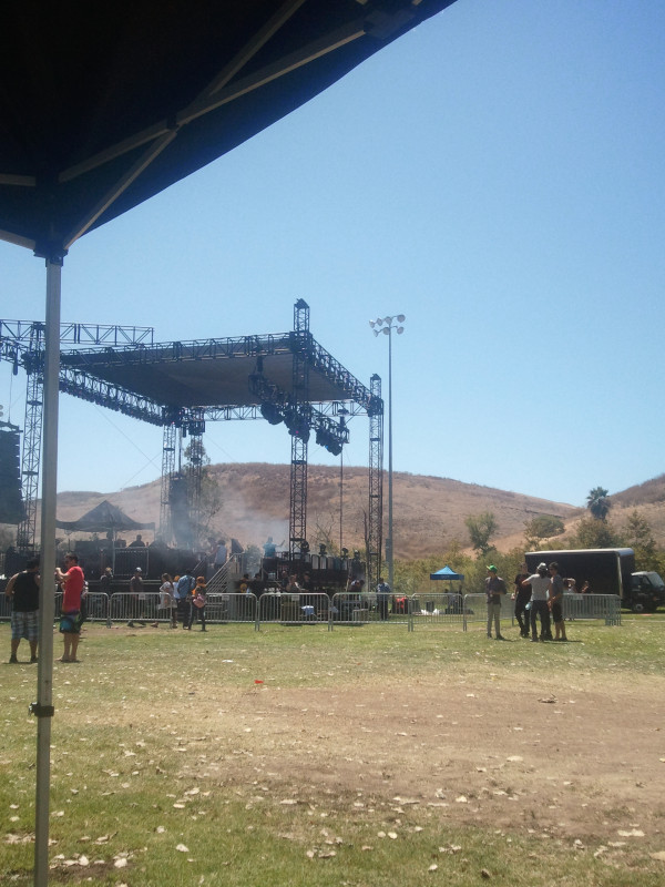 View from backstage #playgroundfest