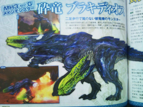 Here is your Monster Hunter Tri G main monster 