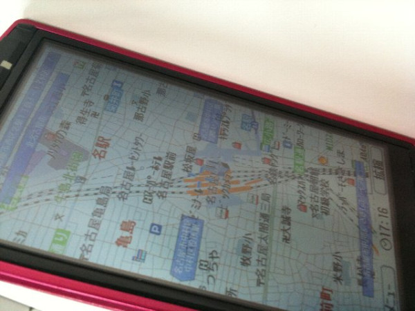 docomo F905i 地図アプリ