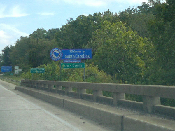 Welcome to South Carolina! #roadtrip