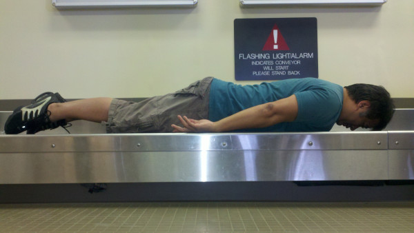 Planking at Kinston Airport notice the butt @AUS10NICHOLS shot the pic