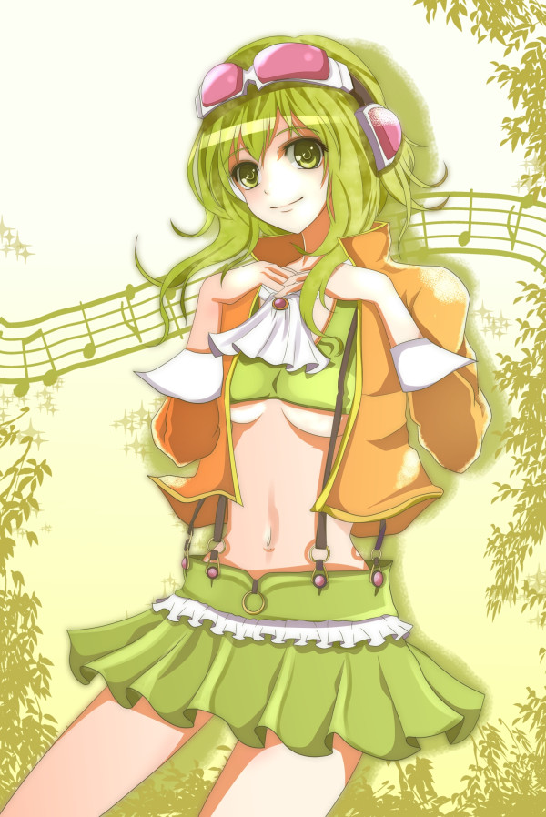 新しいGUMIが下乳出してると聞いて描くしかなかった。