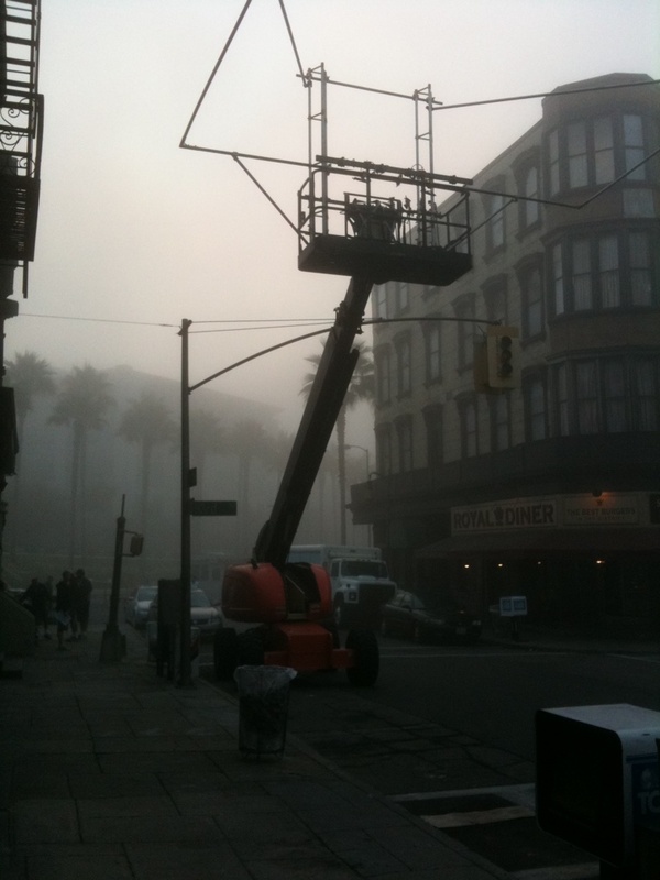 First time for 24 on the Fox NY back lot. Foggy morning and we are finally Day again!