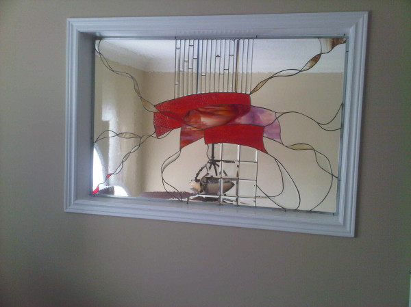 Today's installation panel..I know its Sunday...Glassworks Studio Toronto.