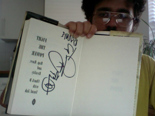Here's the signed Fight the Power that I found in an Edgeware Bookshop! :)