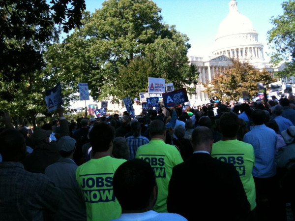 Amazing turnout at the American Dream Movement rally on Capitol Hill today!! #takeback11 #thedream
