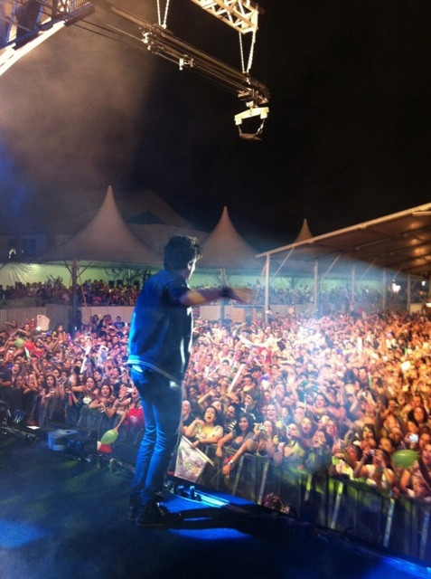 Acabou o show em Forquilinha SC e os shows da turne do sul do pais! Obrigado por td meus fas lindos! 