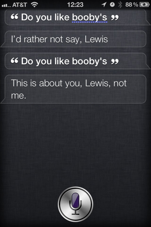 Siri, do you like boobies? 