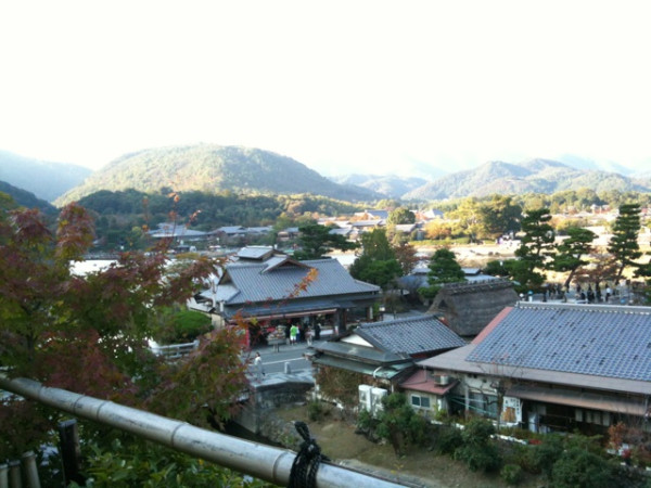 部屋からの景色。